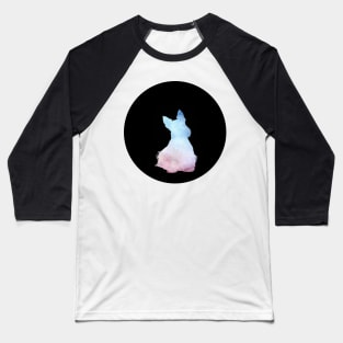 Scottish Terrier - Soft Lilac Silhouette Baseball T-Shirt